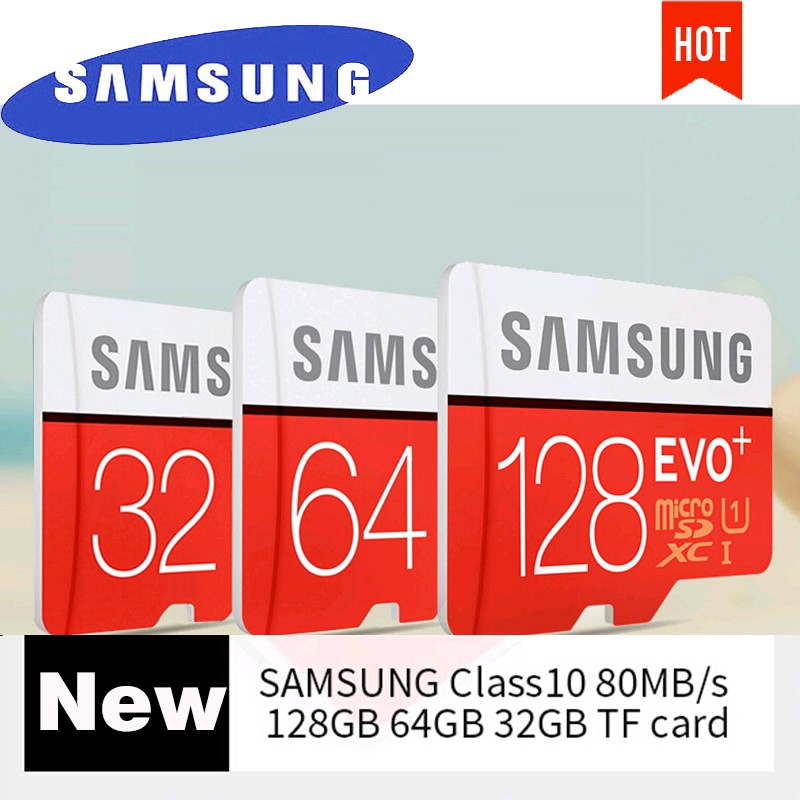 Thẻ Nhớ Faster Samsung Evo Plus 32gb 64gb 128gb C10 Tf Micro Sd U1 Sdxc