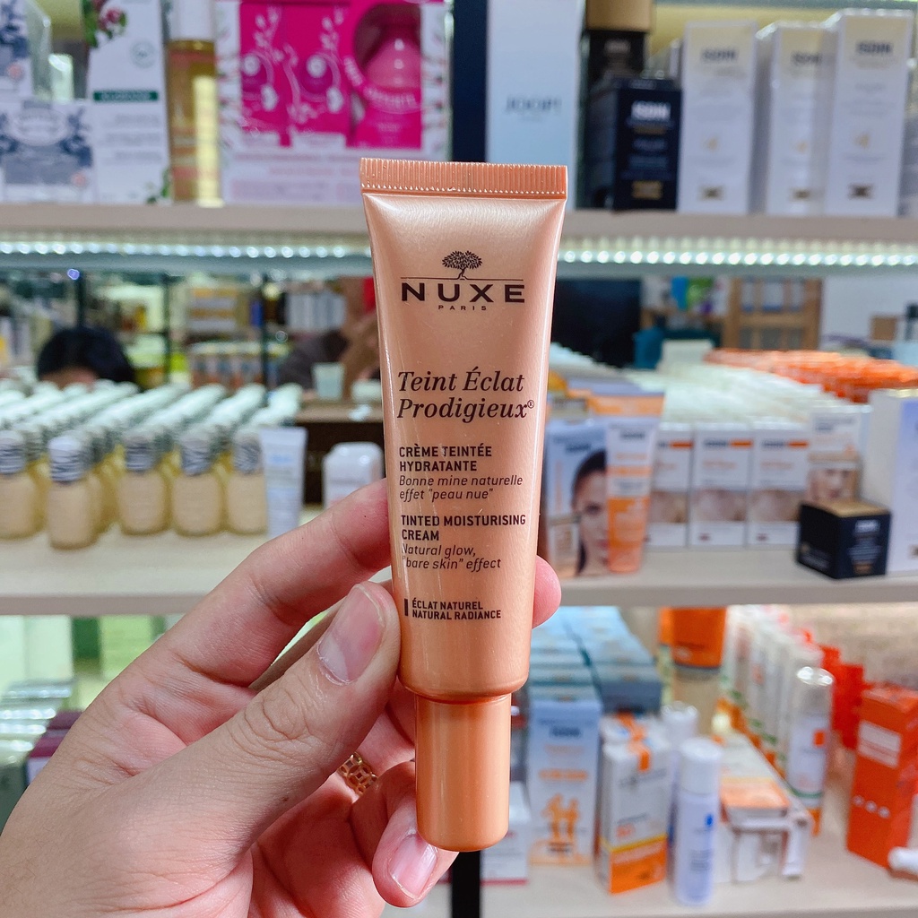 ( Che khuyết điểm) Kem dưỡng ẩm NUXE Teint Eclat Prodigieux Moisturizing Tinted Cream 30ml có màu