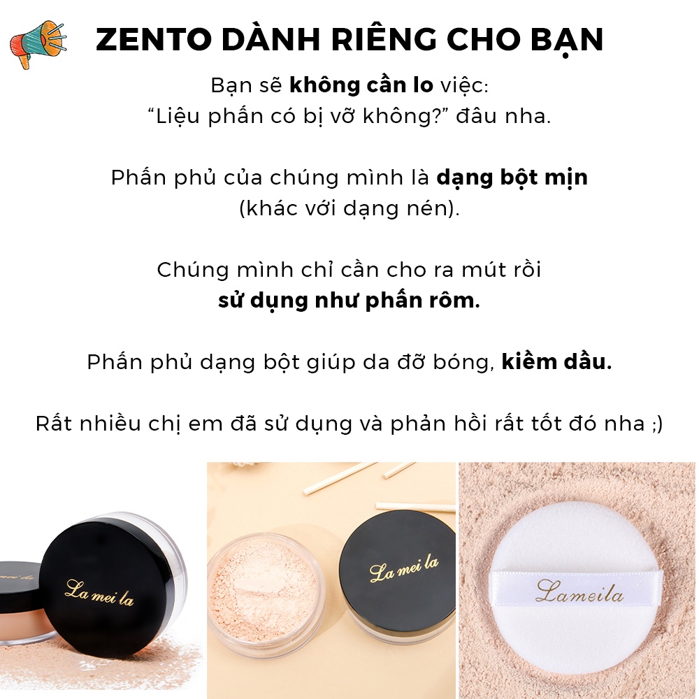 Bộ trang điểm đầy đủ LAMEILA 7 món makeup xinh Kem BB, Phấn phủ, Phấn mắt, Mascara, Kẻ mày, Kẻ mắt nước, Son kem Zentop