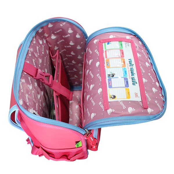 Balo Smartkids Chống Gù Japanese Style-Kimono B-12-111 Hồng, chống nước, dành cho học sinh cấp 1