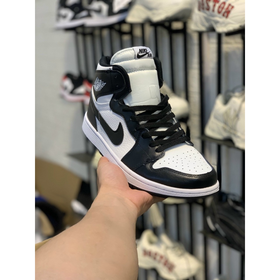 Giày Thể Thao Nam Nữ Jordan JD1 High Đen Trắng Cổ Cao Thời Trang Full Box Bill - Nguyễn Tình sneaker
