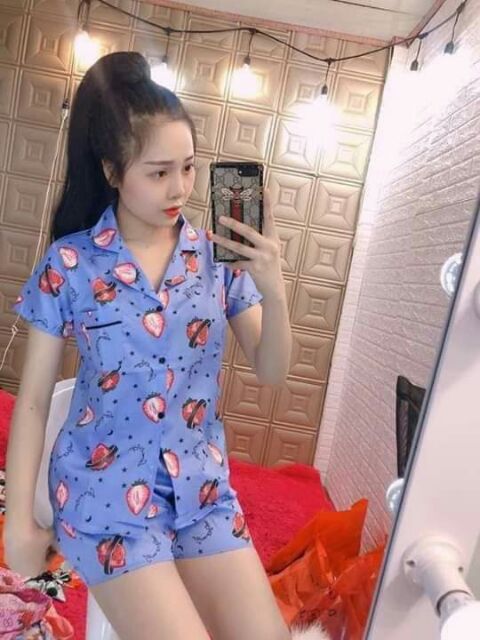 Bộ pijama kate ngắn sỉ 2x dưới 60kg | BigBuy360 - bigbuy360.vn