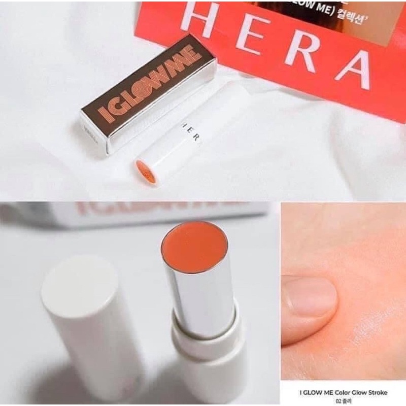 Má Hồng Dạng Thỏi Lâu Trôi HERA I Glow Me Color Glow Stroke Cheek &amp; Eye 1.1g