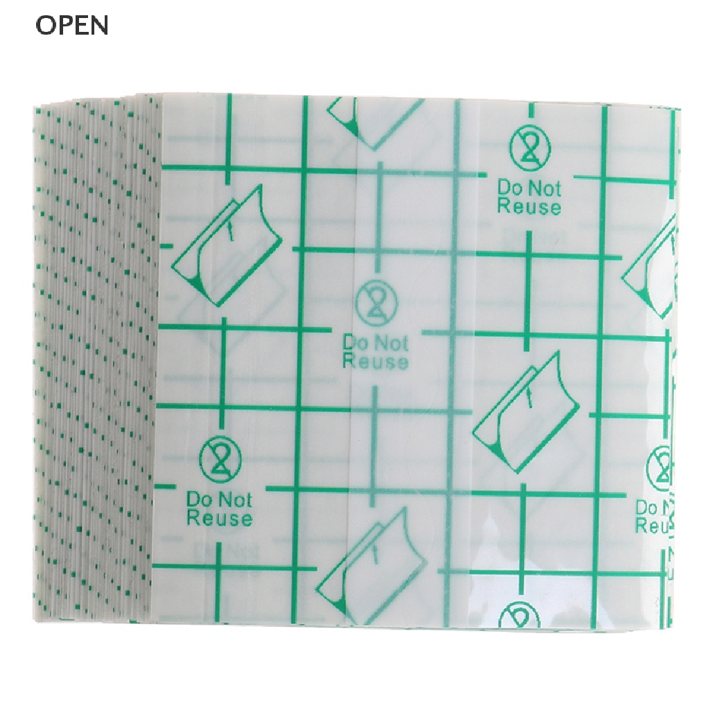 Op 100 Miếng PU Băng Keo Y Tế Chống Thấm Nước Dán Cố Định Vết Thương Trong Phòng Tắm my