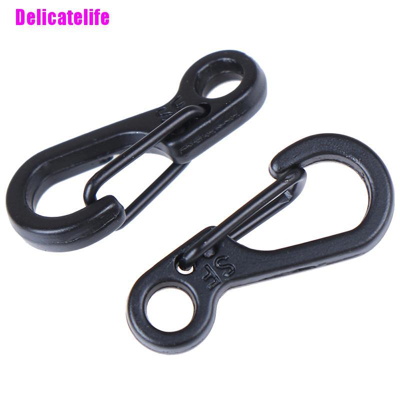 Bộ 10 móc khóa mini đa năng bằng hợp kim nhôm cao cấp