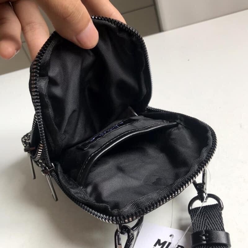 Túi đeo chéo mini đựng điện thoại nam nữ NY M.L.B, hàng xuất dư, kiểu dáng thể thao