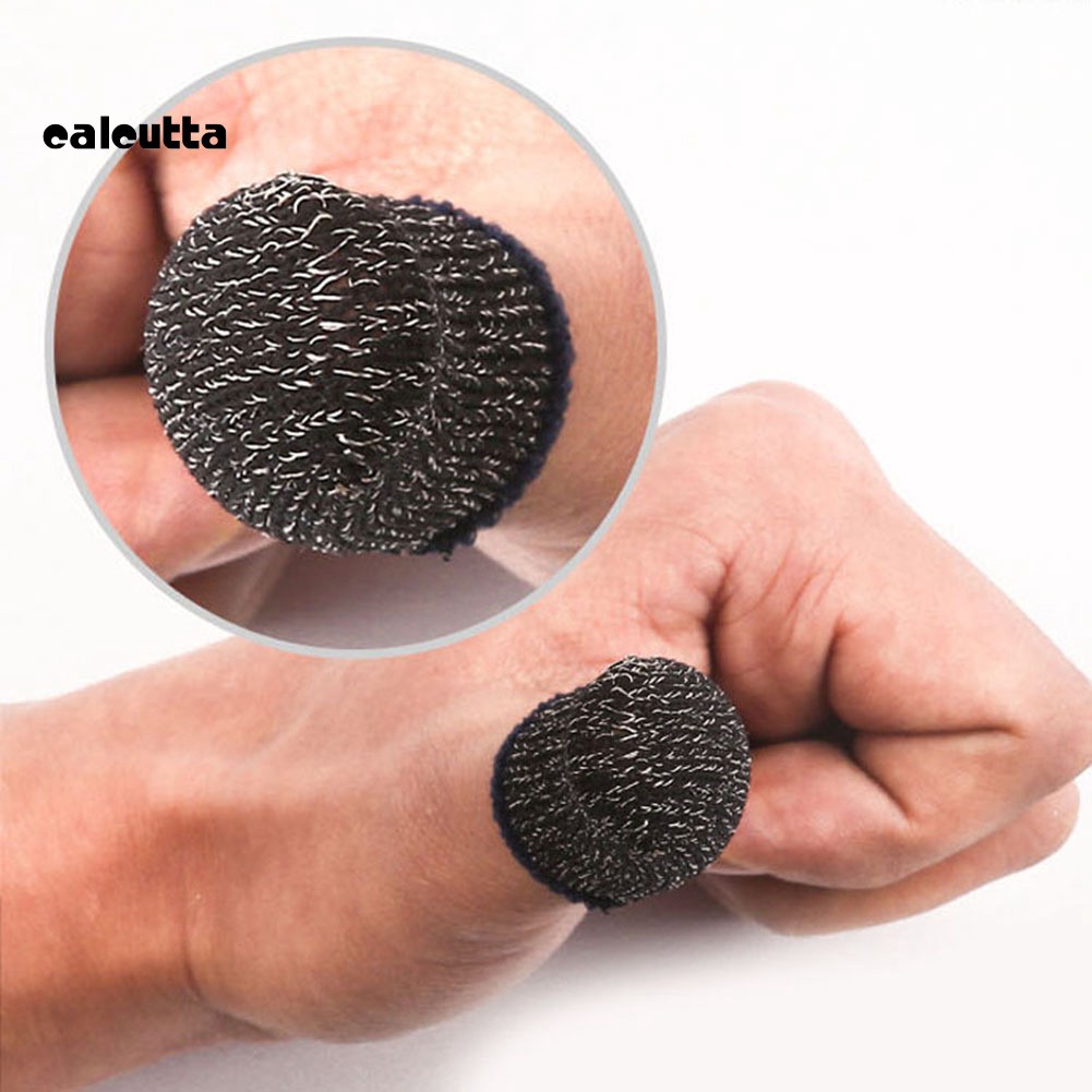 ✡YYS✡Breathable Non-Slip Mobile Phone Game Touch Screen Finger Sleeve Controller