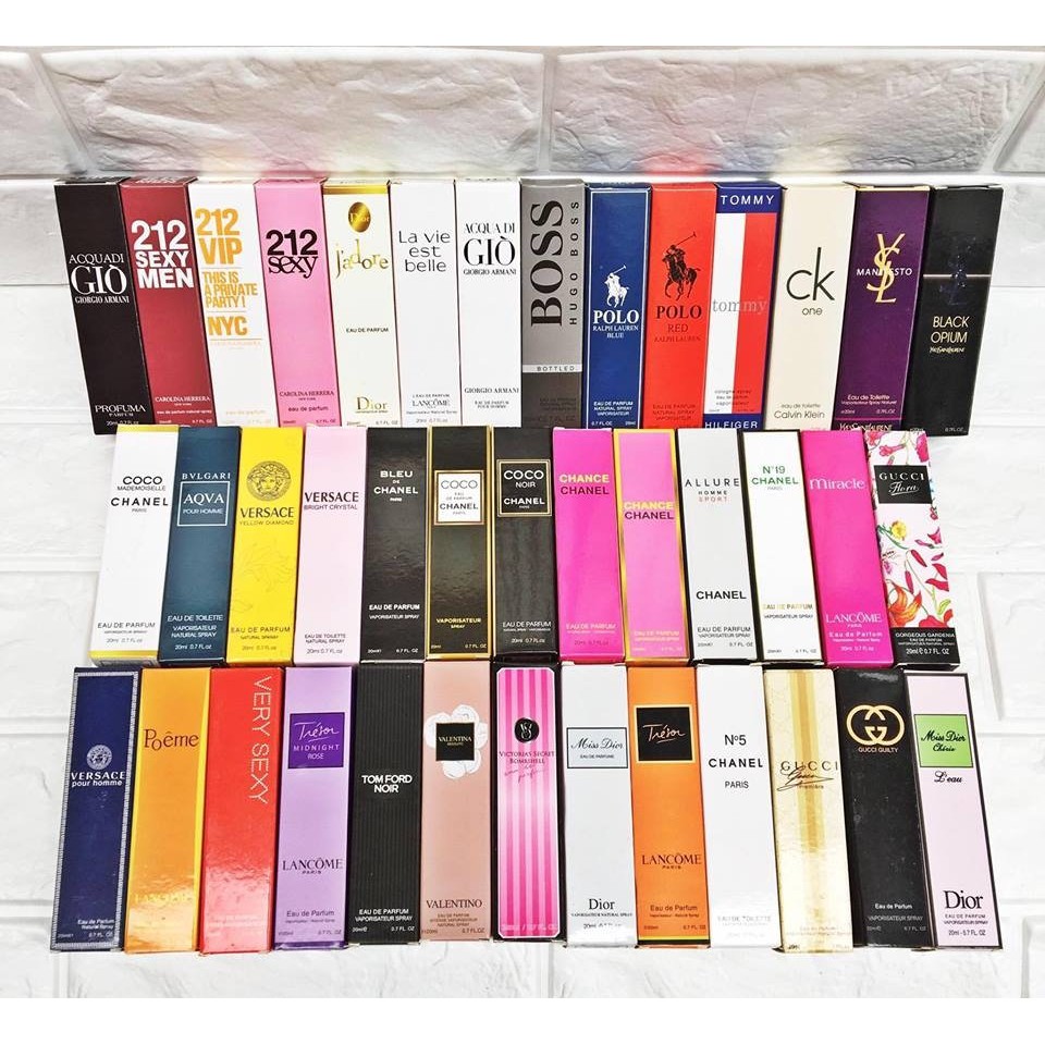 Nước Hoa Test Mini Dạng Xịt , 20ml, Hương Thơm Quyến Rũ Ngọt Ngào. Đủ mùi cho cả nam và nữ | BigBuy360 - bigbuy360.vn