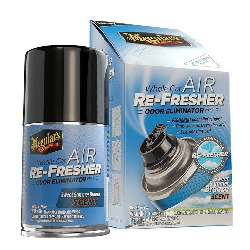 Xịt khử mùi, diệt khuẩn nội thất xe hơi Hương mùa hè Meguiar's Air Refesher - Summer Breeze Scent G16602 chamsocxestore