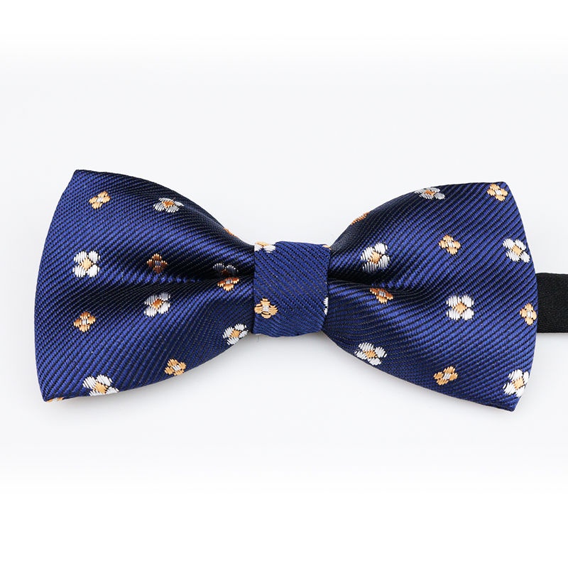 Nơ Đeo Cổ Màu Xanh Navy Phong Cách Hàn Quốc Dành Cho Bé Trai Tiểu Học