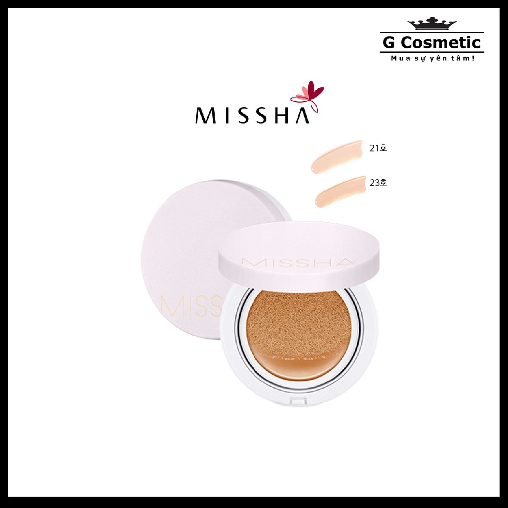 Phấn nước Missha Cover Lasting (Hồng)