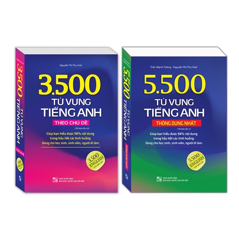 Sách -  3500 Từ Vựng Tiếng Anh Theo Chủ Đề + 5500 Từ Vựng Tiếng Anh Thông Dụng Nhất
