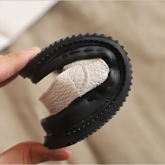 Form nhỏ Sandal AHASHOP888 Hở Mũi Da Trơn Đế Siêu Mềm Phong Cách Hàn Quốc Cho Bé Trai K152