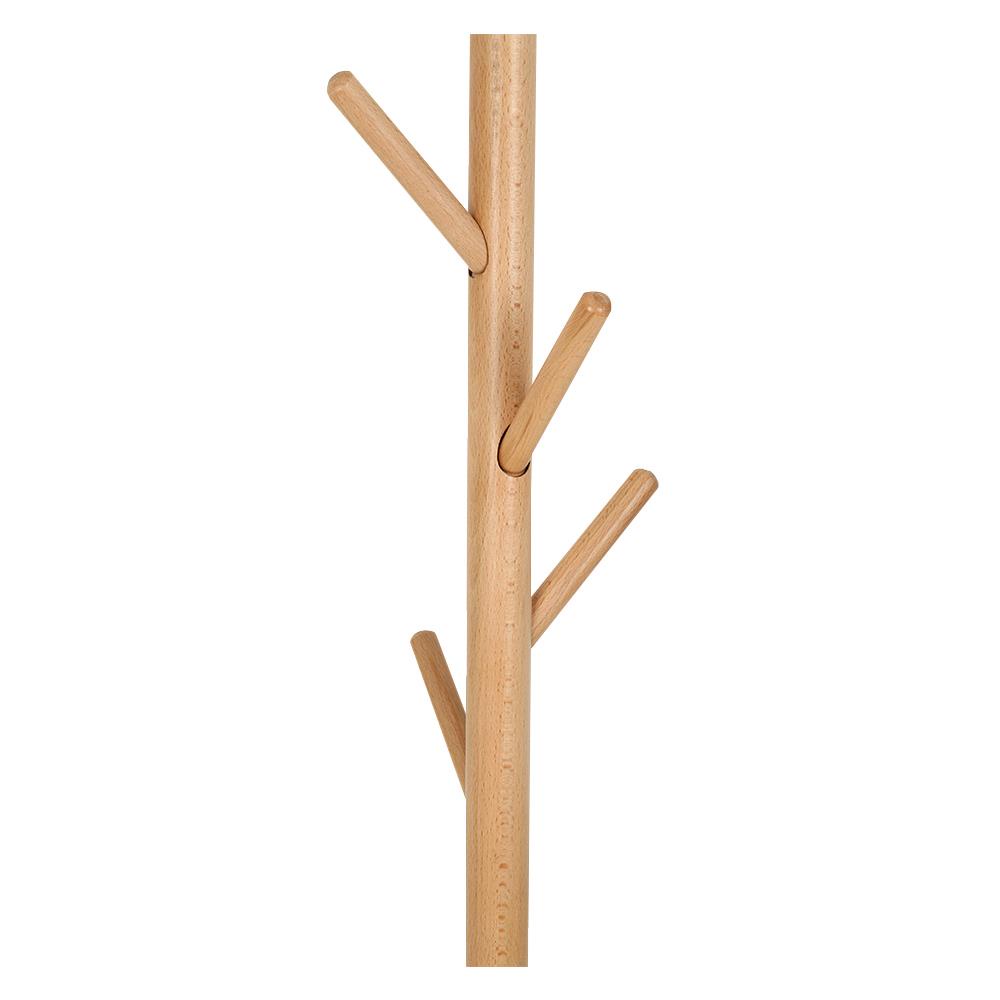 HomeBase PLIM Cây treo đồ bằng gỗ W40xH176xD40cm màu gỗ tự nhiên