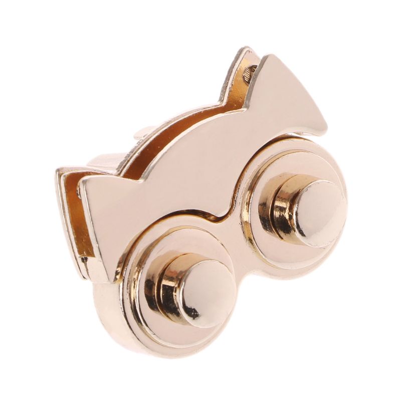 Khóa Xoắn Hình Cú Bằng Kim Loại Dễ Thương Dùng Để Làm Túi Xách / Ví DIY