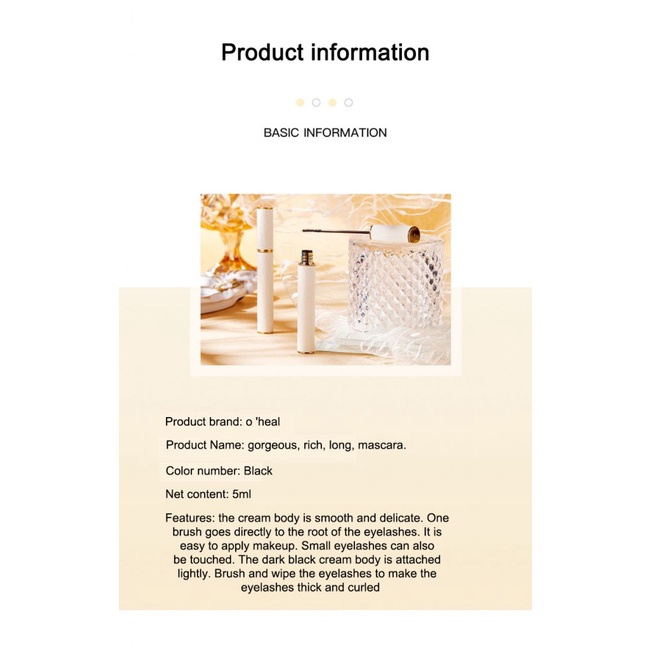 Mascara làm cong và dày mi với khả năng chống thấm nước bền màu lâu trôi độc đáo | BigBuy360 - bigbuy360.vn