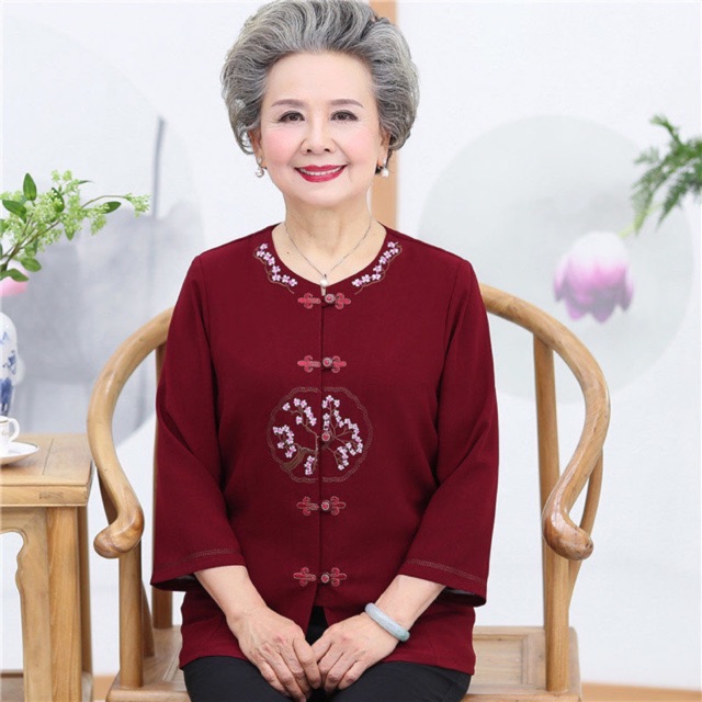 Áo trung niên nữ 60-70 tuổi
