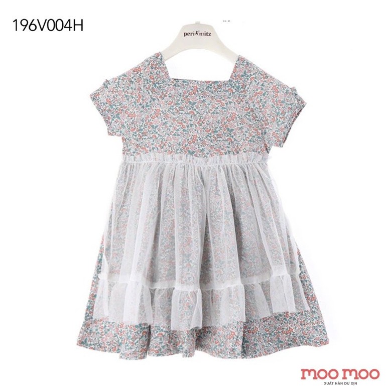 Váy hoa nhí dáng xòe dễ thương hàng xuất hàn dư xịn