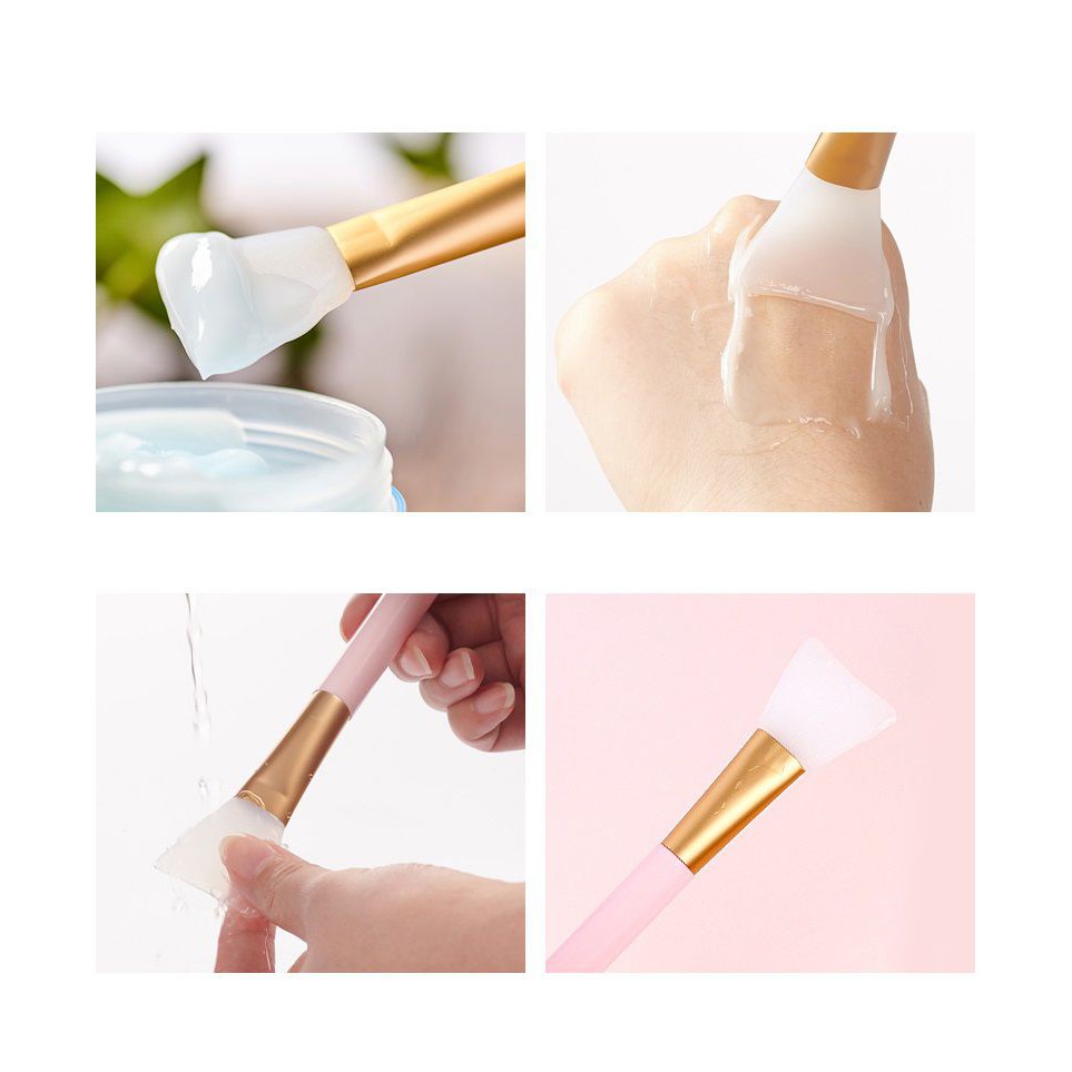 Cọ Đắp Mặt Nạ Silicon Cao Cấp Chăm Sóc Da Giao Màu Ngẫu Nhiên