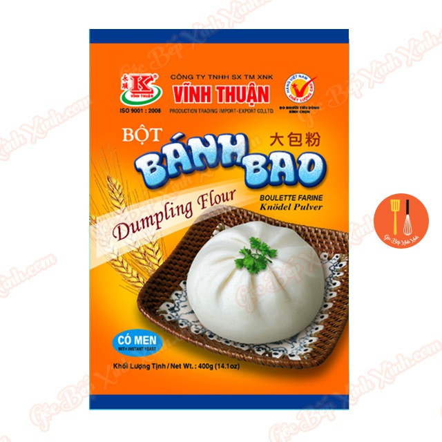 Bột bánh bao Vĩnh Thuận có men 400g