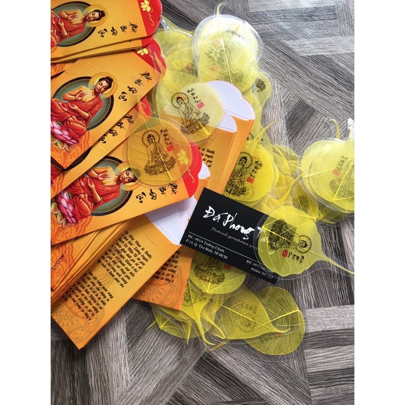 Lá bồ đề phong thuỷ kèm  bao | BigBuy360 - bigbuy360.vn