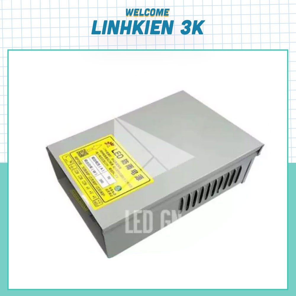 Nguồn 5V 70A 350W CL Ngoài Trời - Chống Nước TUYỆT ĐỐI - Công Suất 80%