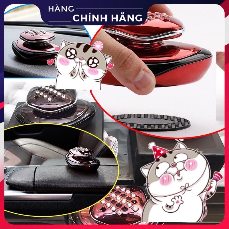 Nước hoa đính đá để taplo ô tô khử mùi,có mùi thơm siêu bền sang trọng