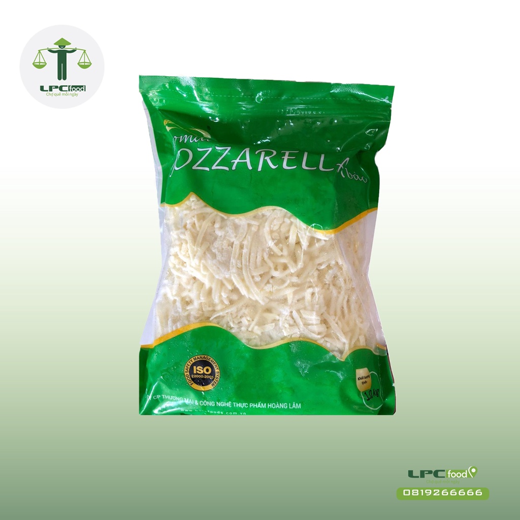 Phô mai bào Mozzarella Australia (1Kg)