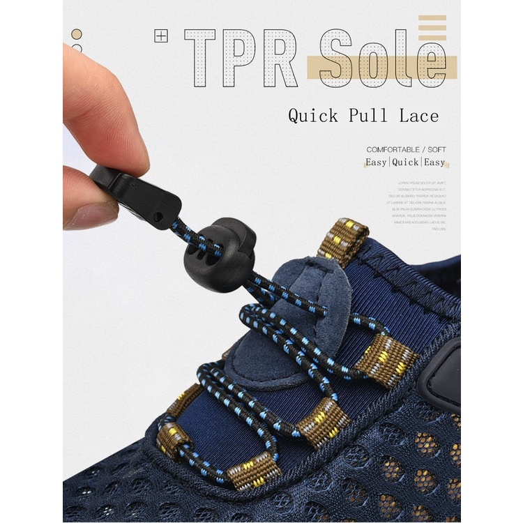 Giày Thể Thao Lưới Thoáng Khí Thời Trang Mùa Hè Phong Cách Hàn Quốc Mới Cho Nam