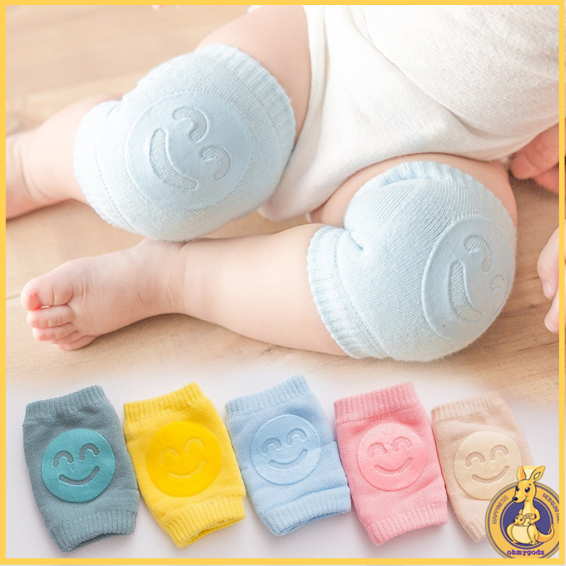 Cặp đệm bảo vệ đầu gối và khuỷu tay chống trượt cho bé tập bò
