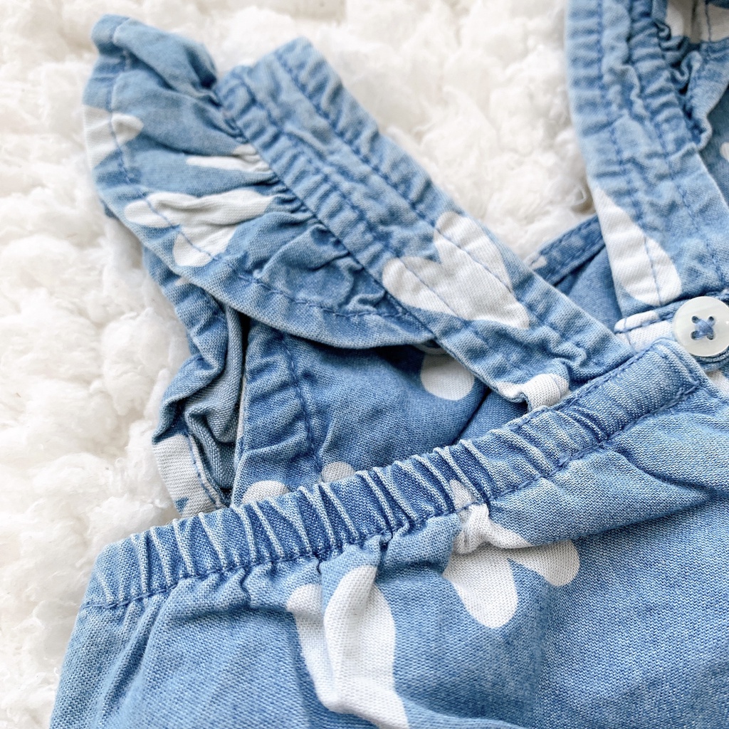 Body đùi chip chất denim xịn mềm mát, size 3-6 tháng