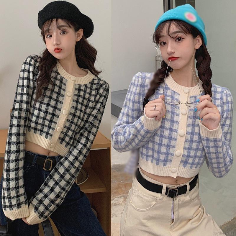 Áo khoác Cardigan dệt kim tay dài phối nút thiết kế thanh lịch cho phái nữ