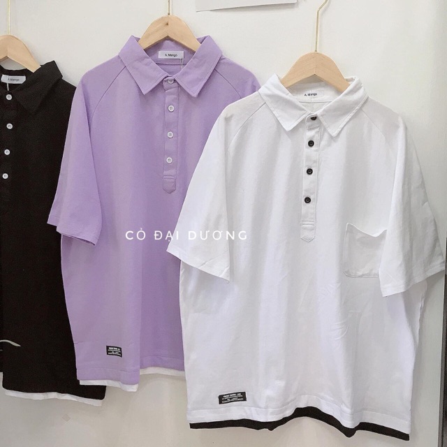[Mã FASHIONHOT19 giảm 10K đơn bất kỳ] Áo polo trơn phom rộng hot trend | BigBuy360 - bigbuy360.vn