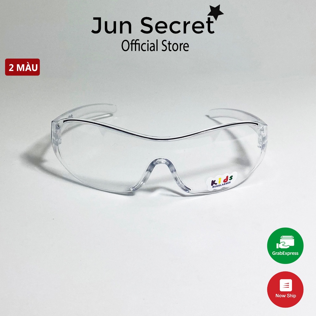 Mắt kính bảo hộ trẻ em Jun Secret chất liệu nhựa cao cấp, bảo vệ mắt khỏi bụi bẩn, virus vi khuẩn an toàn cho bé JSBAOHO