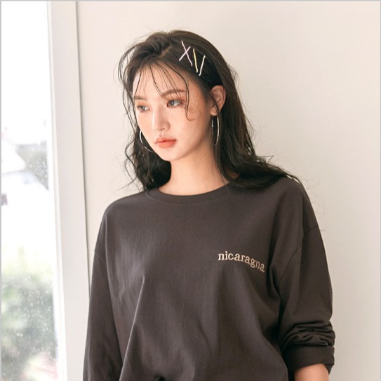 Set 50 kẹp tóc XIAODUOJIAJU màu cầu vồng thời trang dễ thương