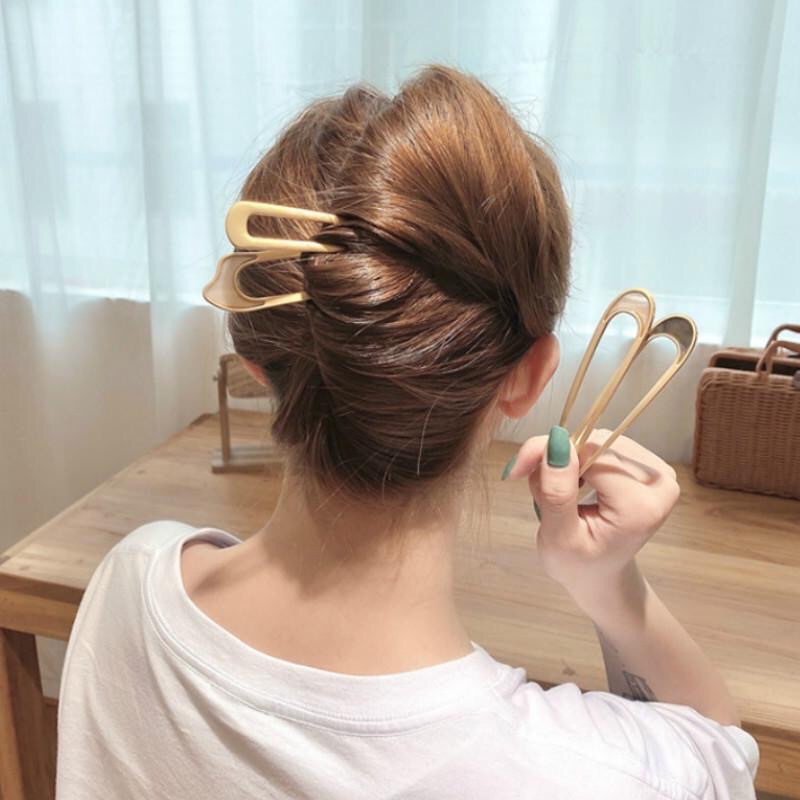 Kẹp tóc chữ U xà cừ