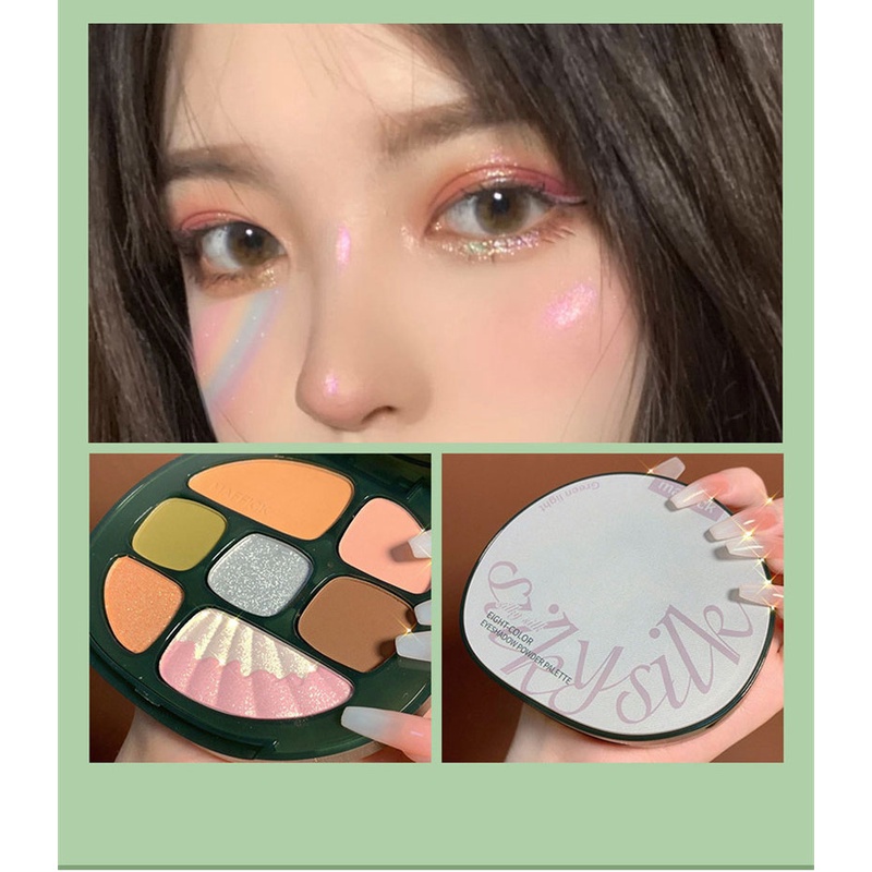 Bảng Phấn Mắt Maffick 8 Màu Lì Và Màu Hổ Phách Mượt Mà MKE | BigBuy360 - bigbuy360.vn