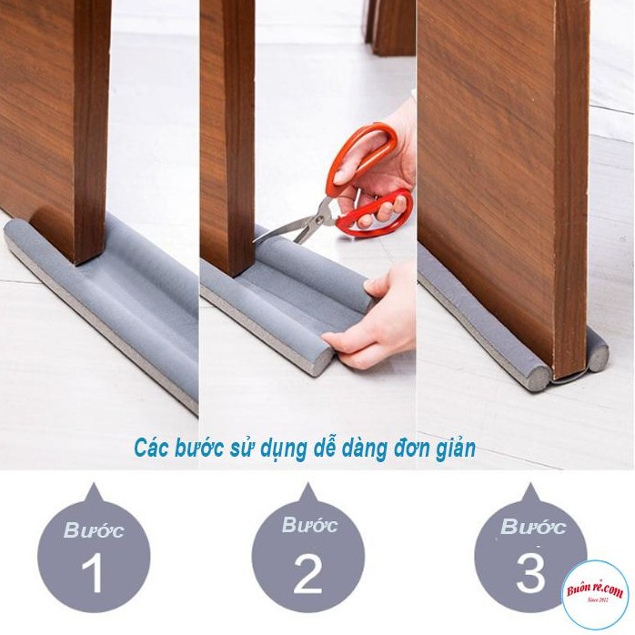 Thanh nẹp xốp chặn đáy khe cửa LOẠI 1 DÀI 95CM đa năng - chắn gió, ngăn côn trùng, bụi bẩn |Dũng 1