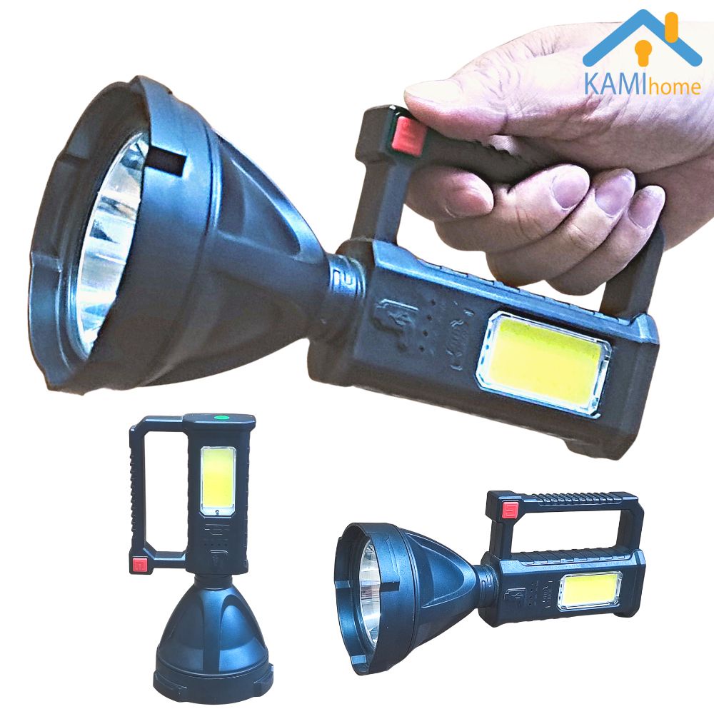 Đèn pin led sạc tích điện kiêm Đèn bàn Đèn ngoài trời dự phòng mất điện (Chọn mẫu) KM2626.38037