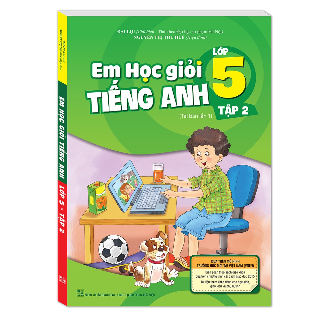 Sách - Trọn bộ Em Học Giỏi Tiếng Anh Lớp 5 (Tập 1+2)