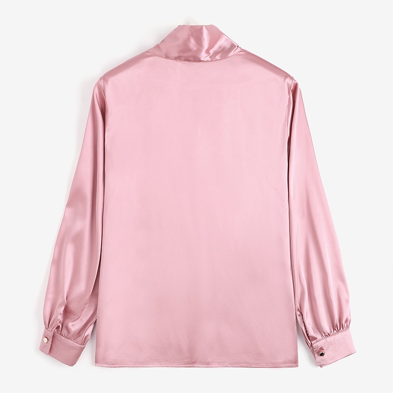 Áo kiểu Zanzea tay dài cổ chữ v thắt dây phong cách thanh lịch thời trang cho nữ