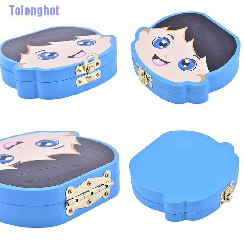 Tolonghot> Baby Tooth Box Organizer Milk Teeth Storage Collect Umbilical Lanugo Souvenir