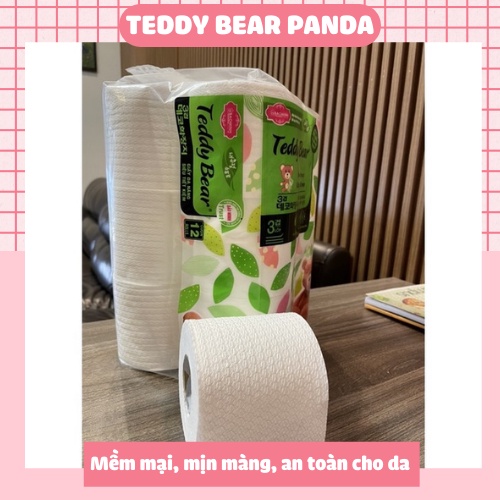 Giấy vệ sinh TEDDY BEAR 12 cuộn có lõi dai mềm