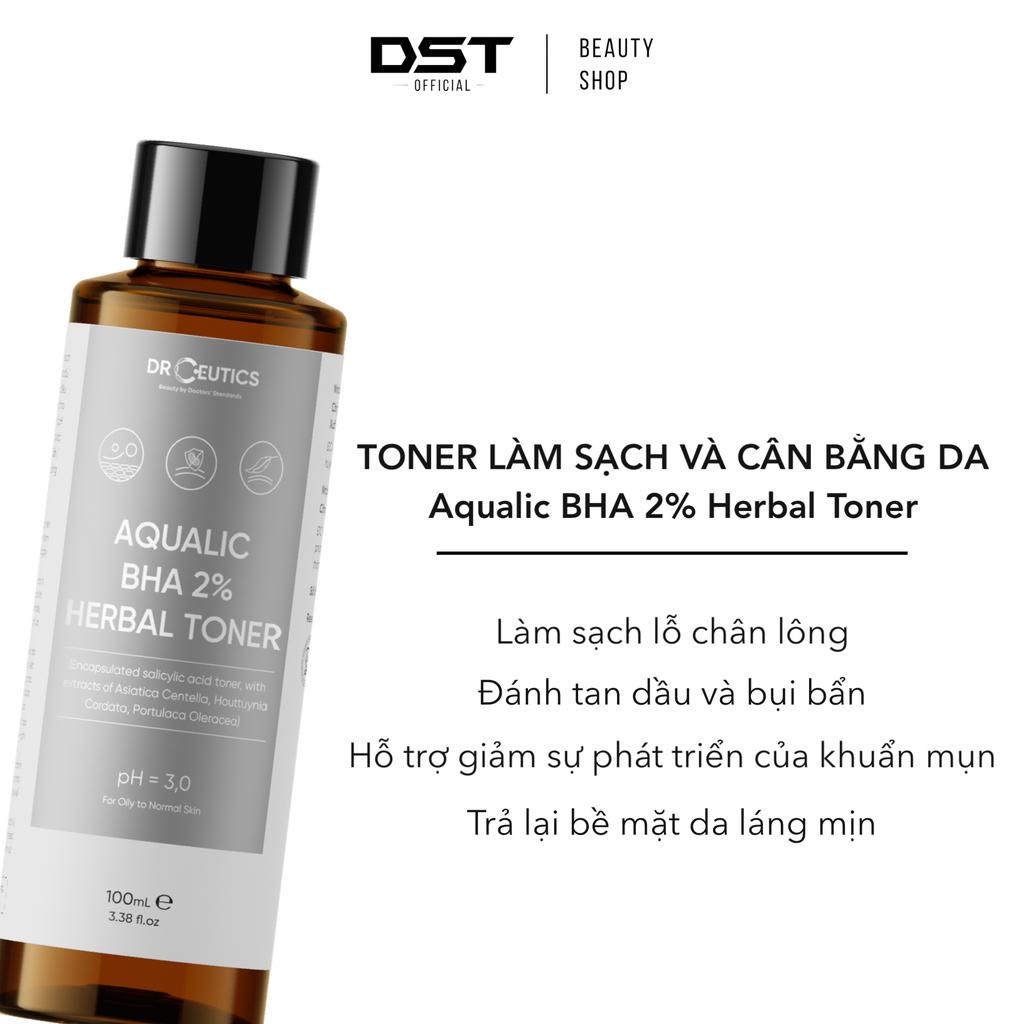 DRCEUTICS Toner Làm Sạch Và Cân Bằng Da DrCeutics BHA 2%