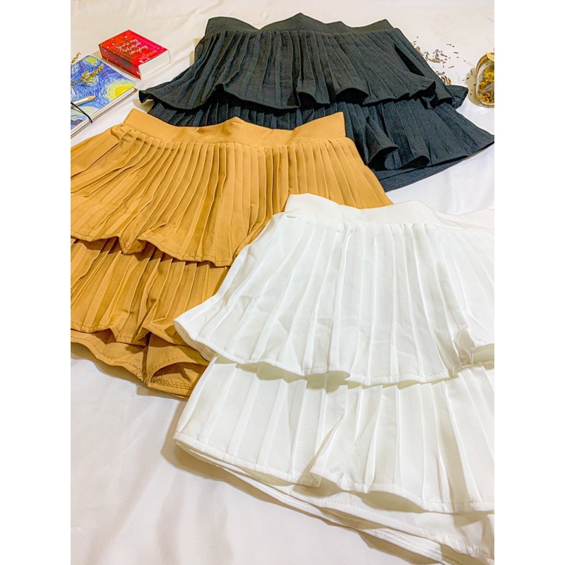 [Mã FAMAYWA giảm 10K đơn 50K] Chân váy 2 lớp tầng xếp ly với chất liệu siêu nhẹ đem lại sự thoải mái cho các nàng | BigBuy360 - bigbuy360.vn