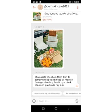 THÙNG ĐỰNG ĐỒ 55L NẮP GỖ GẤP GỌN TIỆN LỢI KHI ĐI DÃ NGOẠI, CẮM TRẠI, PICNIC | BigBuy360 - bigbuy360.vn