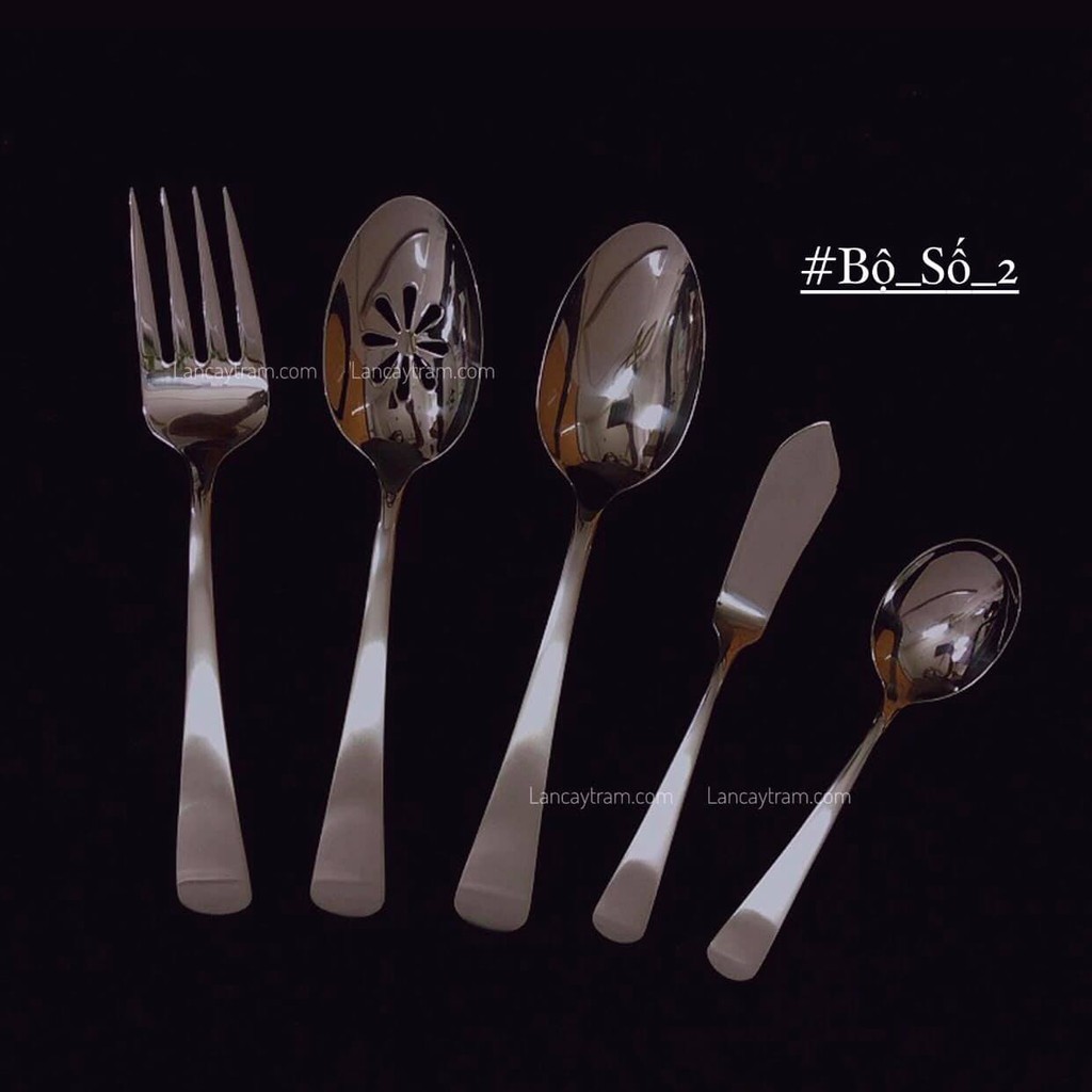 BỘ DAO NĨA CAO CẤP MỸ MIKASA SATIN KINSLEY THÉP KHÔNG GỈ (5 MÓN)