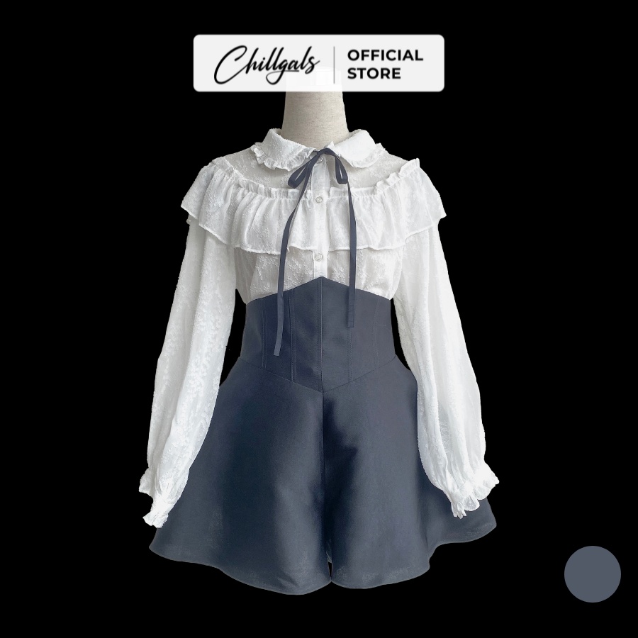 Quần đùi eo giả corset Chillgals hàng thiết kế Q-001