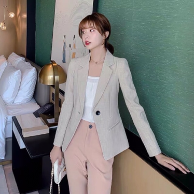 (Hàng sẵn) Áo Blazer đẹp dáng vest (loại phom vừa vặn) | BigBuy360 - bigbuy360.vn