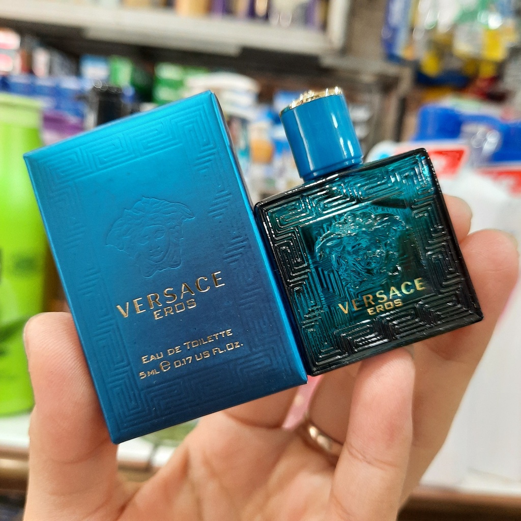 Nước hoa mini nam Versace Eros xanh 5ml